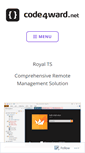 Mobile Screenshot of code4ward.net